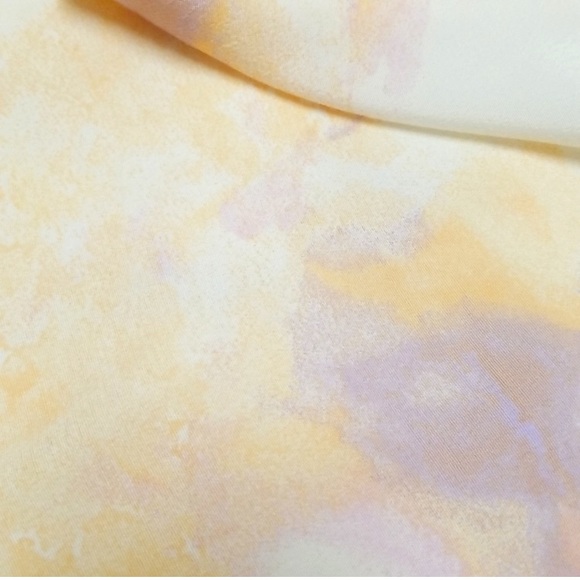 A new day ivory watercolor midi slip dress small - Picture 3 of 3